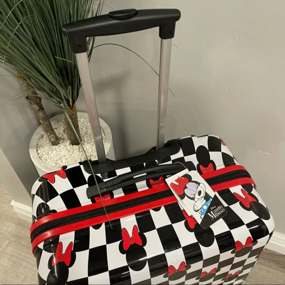 NWT Disney Minnie Mouse Collection Suitcase, Luggage, Travel Bag - 25” - Picture 5 of 6